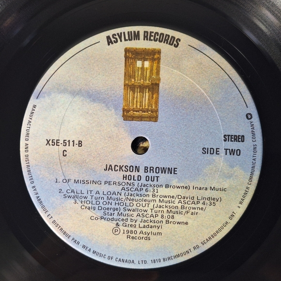Jackson Browne Hold Out LP - Picture 10 of 16